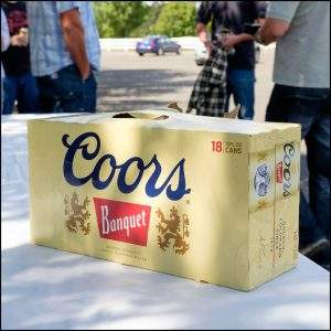 Case of Coors beer